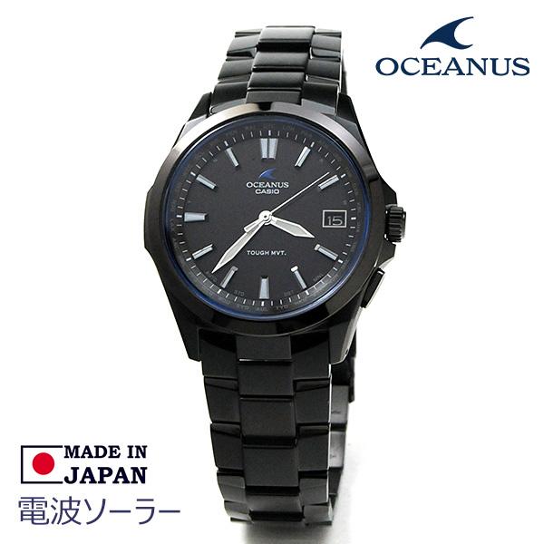 casio オシアナス 腕時計 メンズ 電波ソーラー 日本製 OCW-S100B-1AJF 時計
