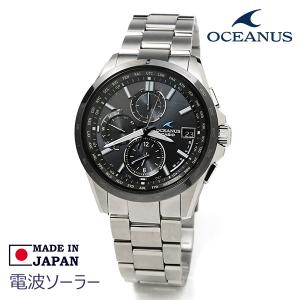 casio オシアナス 腕時計 メンズ 電波ソーラー 時計 日本製 OCW-T2600J-1AJF｜blessyou