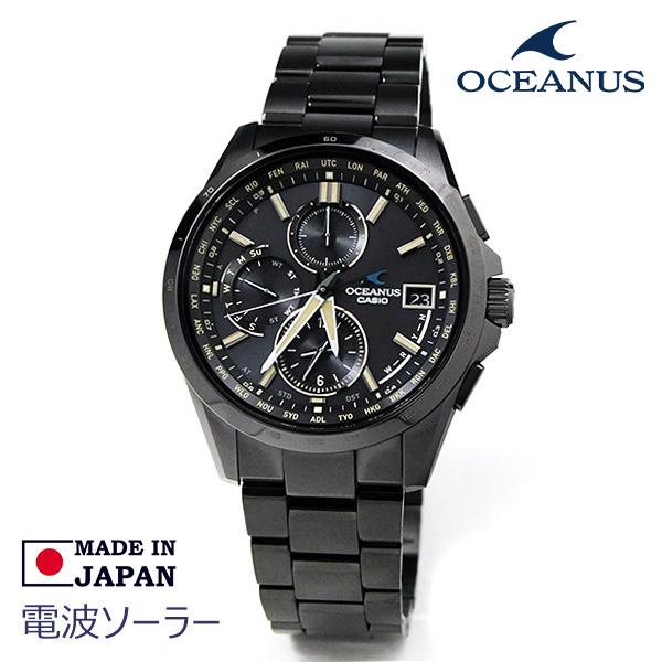 casio オシアナス 腕時計 メンズ 電波ソーラー 日本製 OCW-T2600JB-1AJF 時計