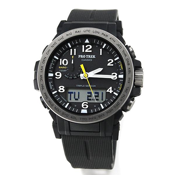 プロトレック 電波ソーラー カシオ 腕時計 メンズ  PRW-51Y-1JF 54,0  気圧計 高...