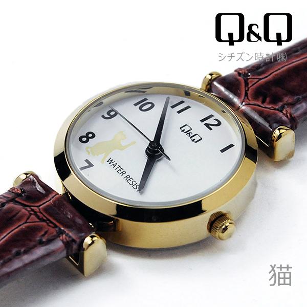 腕時計 レディース 安い かわいい Q&amp;Q シチズン 時計  Q03A-001PK プチプラ プレゼ...