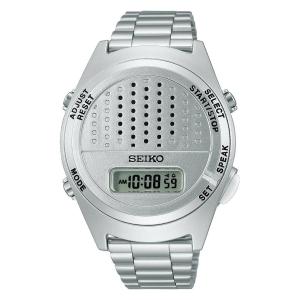 SEIKO（セイコー） 音声デジタルウォッチ シルバー SBJS001 正規品