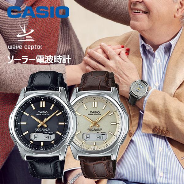 父の日 プレゼント CASIO 電波ソーラー 腕時計 メンズ WVA-M630L select ソー...