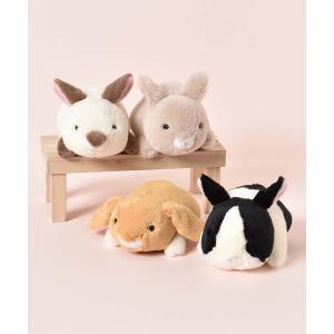 森のなかま（S）ウサギ ベージュ ぬいぐるみ うさぎ たけのこ : HONDA