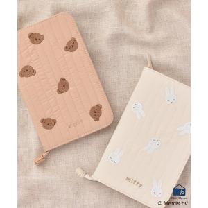 Miffy ポーチ 小物入れ レディース おしゃれ ミッフィーキルティング刺繍メディカルケース