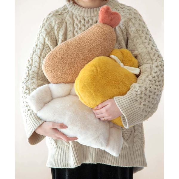 クッション 湯たんぽ 電子レンジ ケース カバー 繰り返し使える ぬいぐるみ 餃子 もち巾着 たい焼...