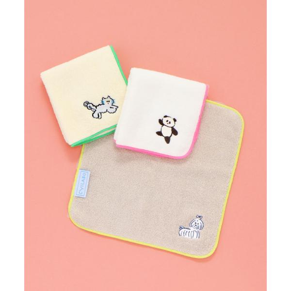 セール CYILABO チイラボ グッズ ハンカチ レディース おしゃれ ハンドタオル 綿 刺繍 犬...
