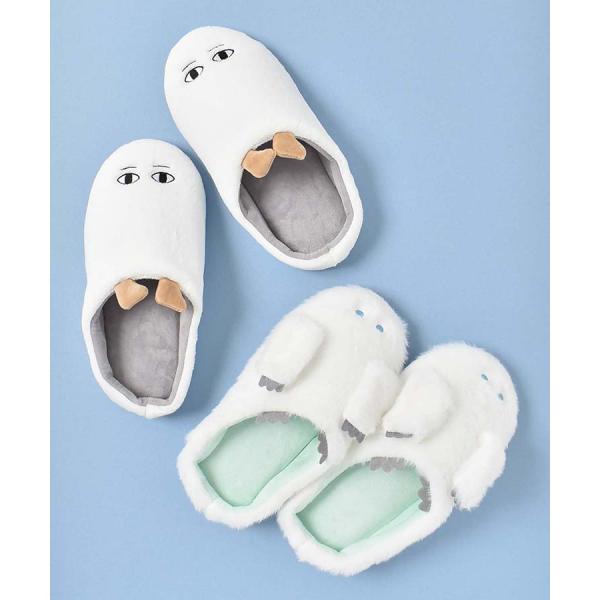 スリッパ ルームシューズ レディース ぬいぐるみ もこもこ イエティ メジェド 未確認生物 古代エジ...