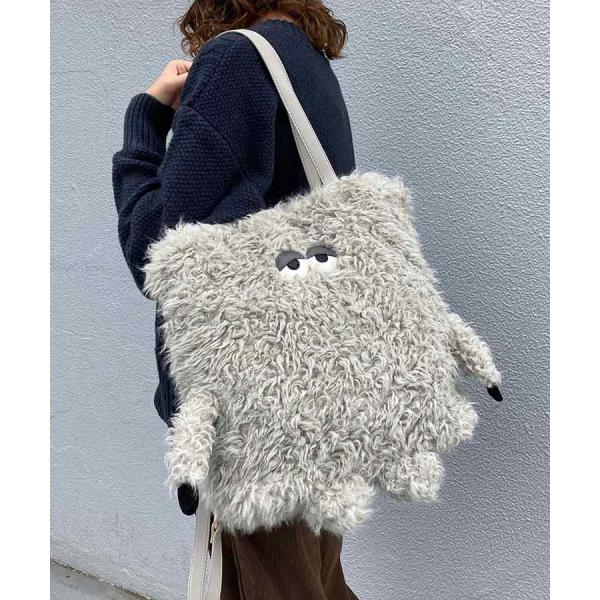 トートバッグ リュック レディース おしゃれ もこもこ 未確認生物 グッズ イエティ ビッグフット ...