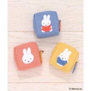 ミッフィー ぬいぐるみ 小物入れ Miffy（ミッフィー） ダイカットポーチ ブルードレス コインケース