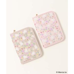 Miffy ミッフィー グッズ キャラクター 母子手帳ケース フリーケース 小物入れ カード入れ パスポート おしゃれ 大人 MIFFY Floral pattern マルチケース