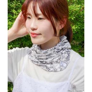 ムーミン グッズ フェイスカバー ヘアバンド レディース UVカット 顔 首 日焼け 紫外線対策 冷感 ひんやり おしゃれ プレゼント ムーミン ネックカバー