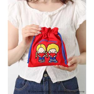 サンリオ レトロ 巾着 ポーチ サガラ刺繍 も...の詳細画像2