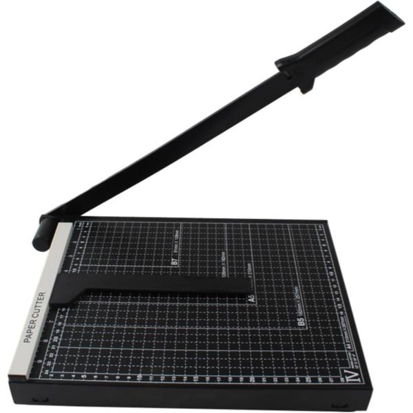 ペーパーカッター 裁断機 A4/B5/A5対応 金属ハンドル ズレ防止 直線ガイド搭載 最大10枚裁...