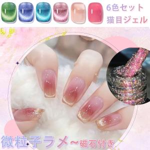 マグネットネイル カラーネイルジェル 透け感 2025年冬の新色 6色