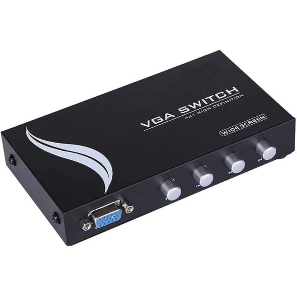 [8日限定10倍P付] VGA切替器 4入力1出力 ディスプレイポート対応 ES-Tune 変換アダ...