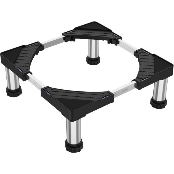 洗濯機嵩上げ台 洗濯機 台 冷蔵庫 置き台 4足 15cm 昇降可能 かさ上げ台 奥行/幅:45.5...