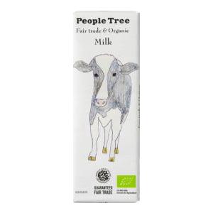 送料無料(メール便)　チョコレート　People Tree　オーガニック　ミルクチョコレート 50g...