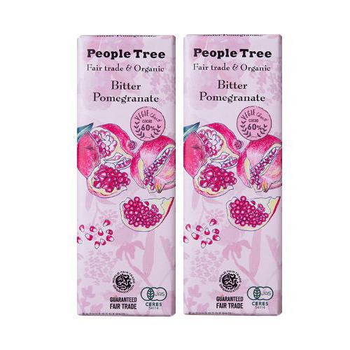 送料無料(メール便)　チョコレート　People Tree　 ザクロ チョコレート　50g x 2枚...