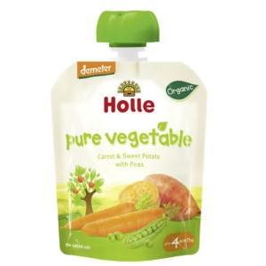 送料無料　ベビーフード　有機キャロット&amp;スイートポテト&amp;エンドウ豆   （パウチ）ベジーバニー  9...
