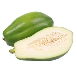 【朝市場直行】フィリピンほか　青パパイヤ　1個　約400g【冷蔵】