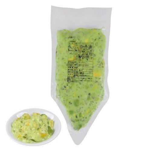 アスク　業務用　日本産　アボカド・わさびぺースト　300g　x30個（ケース）【冷凍】