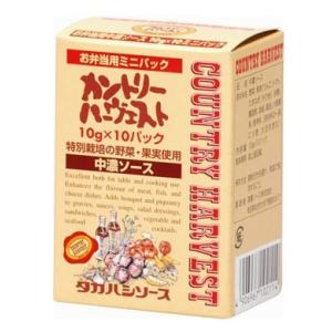 恒食　高橋ソース　カントリーハーヴェスト　中濃ソースミニパック（お弁当用）100g（10g×10包）