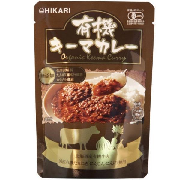 恒食　ヒカリ　有機キーマカレー 中辛　140g