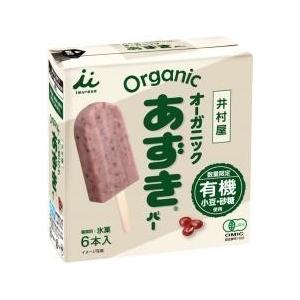 冷凍食品 ムソー 井村屋 オーガニックあずきバー箱6本入 x2セット