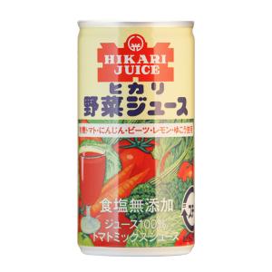 オーサワ　ヒカリ　野菜ジュース（食塩無添加）190g｜blife