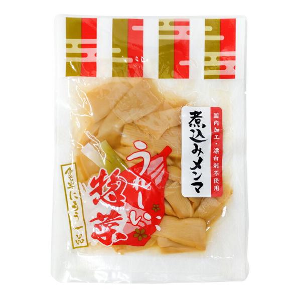 送料無料(メール便)　マルアイ食品　煮込みメンマ　80g　x4個セット