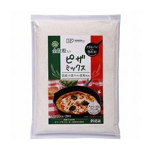 送料無料(メール便)　創健社　全粒粉入りピザミックス　200g　x2個セット