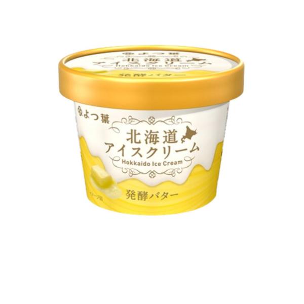 よつ葉  北海道アイスクリーム　発酵バター　114ml【冷凍】