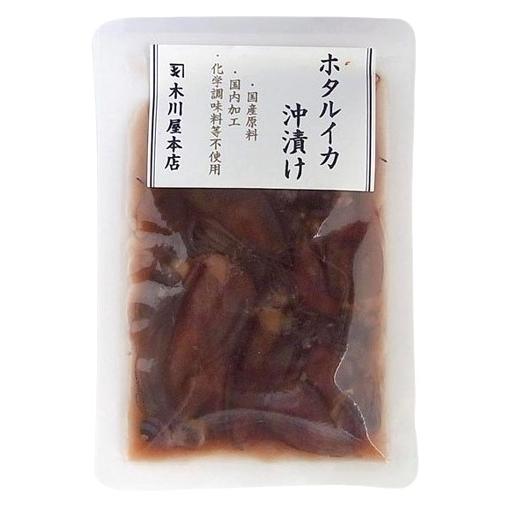 木川屋本店　ホタルイカ沖漬け　80gｘ4 セット【冷凍】