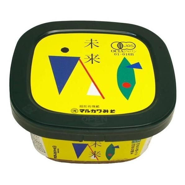 マルカワみそ　有機 自然栽培みそ未来　400g　x2個セット
