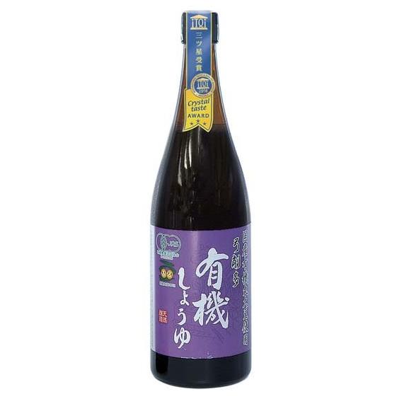 弓削多醤油　しょうゆ　有機しょうゆ　720ml　x2個セット