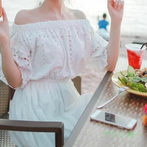 白ワンピース リゾートワンピース リゾート マ...の詳細画像1