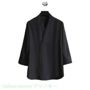 着物 肌着 襦袢 作務衣 半袖 Vネック ゆっ...の詳細画像1