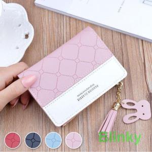 財布 レディース キーホルダー付き 二つ折り財布 ウォレット キー