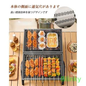 バーベキュー バーベキューグリル 卓上 ドラム...の詳細画像2