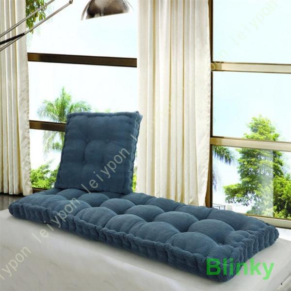 低反発 ごろ寝座布団 長座布団 ごろ寝マット 厚め ふわふわ 折りたたみ ロング クッション マルチ...