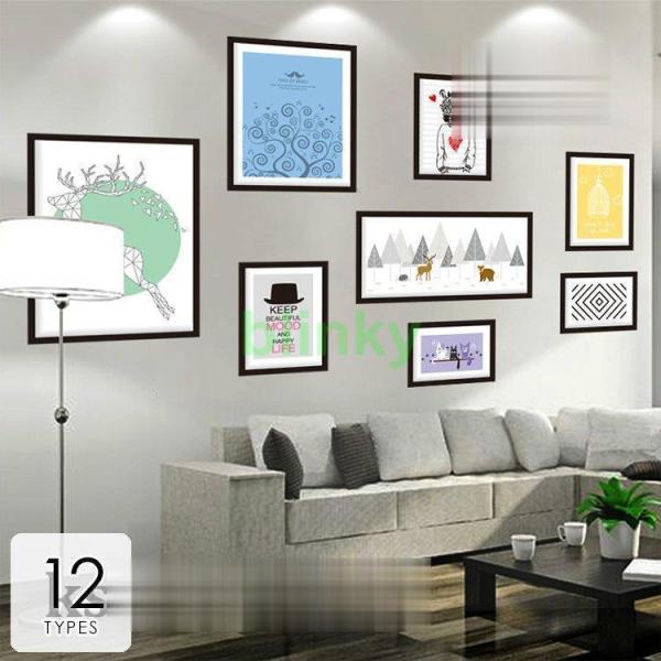 インテリア 雑貨 ウォールステッカー ルームデコ 壁紙デコ 壁紙シール フォートフレーム風 絵画風 ...