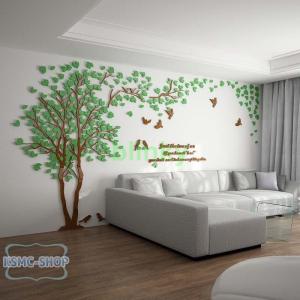 ウォールステッカー 3D 木 木の葉 diy ...の詳細画像1