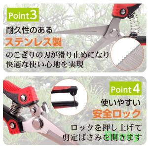 収穫 剪定 ばさみ はさみ 鋏 植木 庭 花 ...の詳細画像5