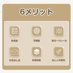 収納ワゴン キッチンワゴン ワゴン スリム お...の詳細画像3