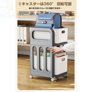 収納ワゴン キッチンワゴン ワゴン スリム お...の詳細画像4