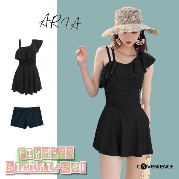 ビキニ水着 タンキニ水着 ワンピース水着 レディース ママ水着 体型カバー オールインワン つなぎ ...