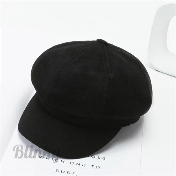 キャップ レディース ベレー帽 帽子 オシャレ シンプル カジュアル 暖かい サイズ調整 大人 無地...