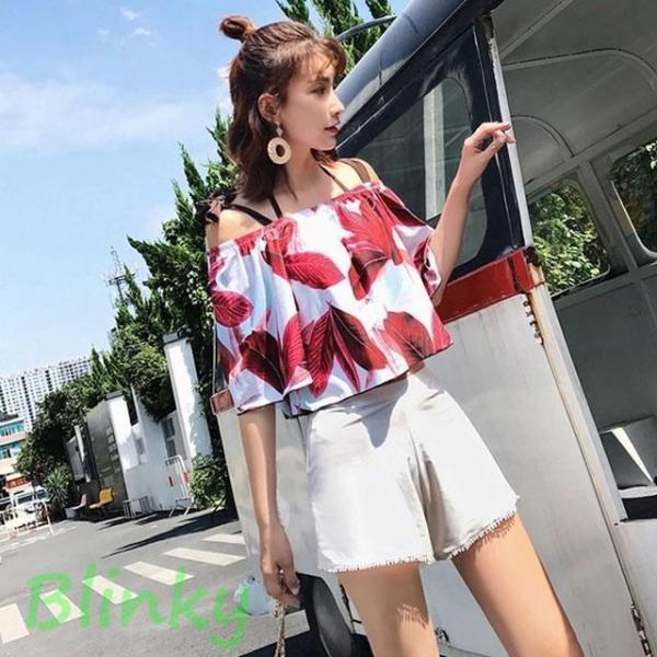 セパレート 4点セット水着 レディース ビキニ ボタニカル柄 タンキニ ショートパンツ 白 無地 オ...