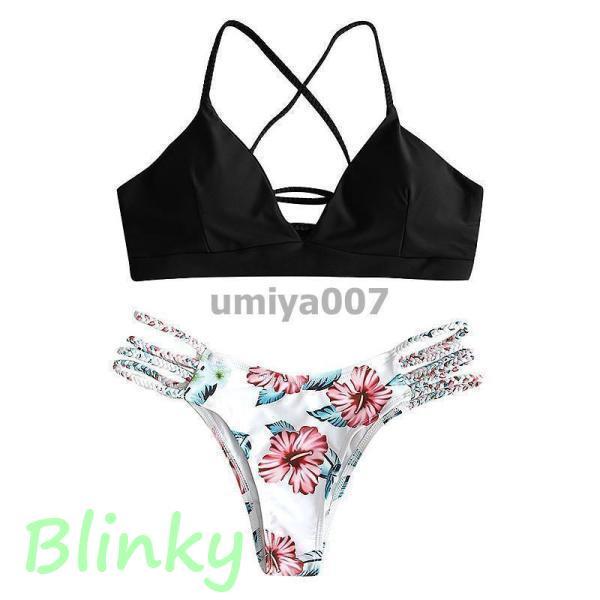 水着 レディース ビキニ 水着セット スイムウェア ホルターネック セパレート パッド付き ワイヤー...